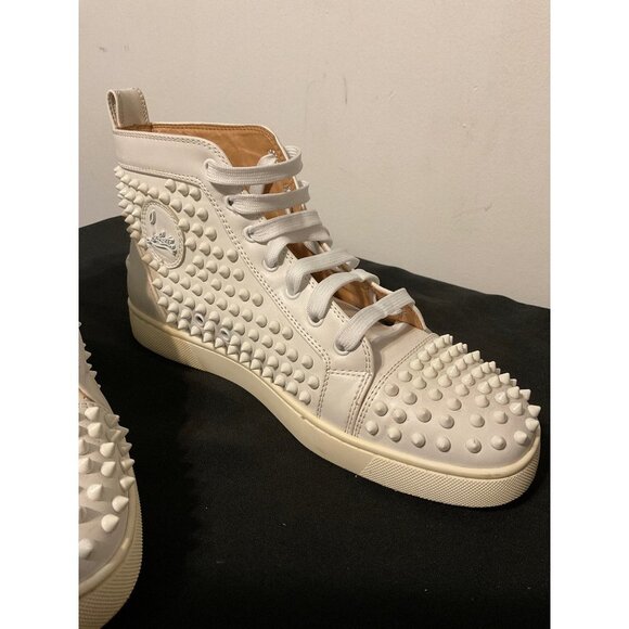 Spike High Top White Sneakers Replicas sz. 43 (EU)  10 (US) - Picture 4 of 9